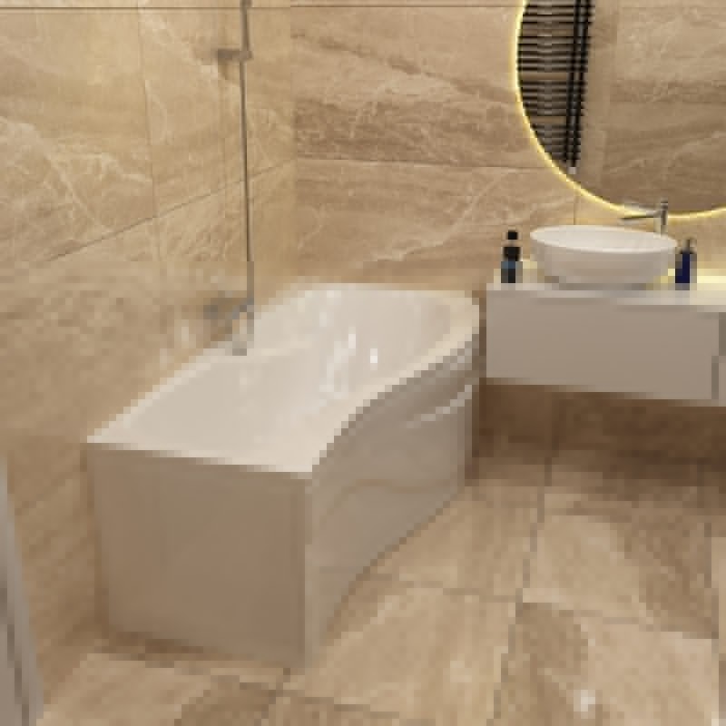 Комплект Акриловая ванна TIMO VINO1590R 150*90*66+Каркас + Слив-перелив+Гидромассаж 6 форсунок+Гидромассаж спины 3 форсунки