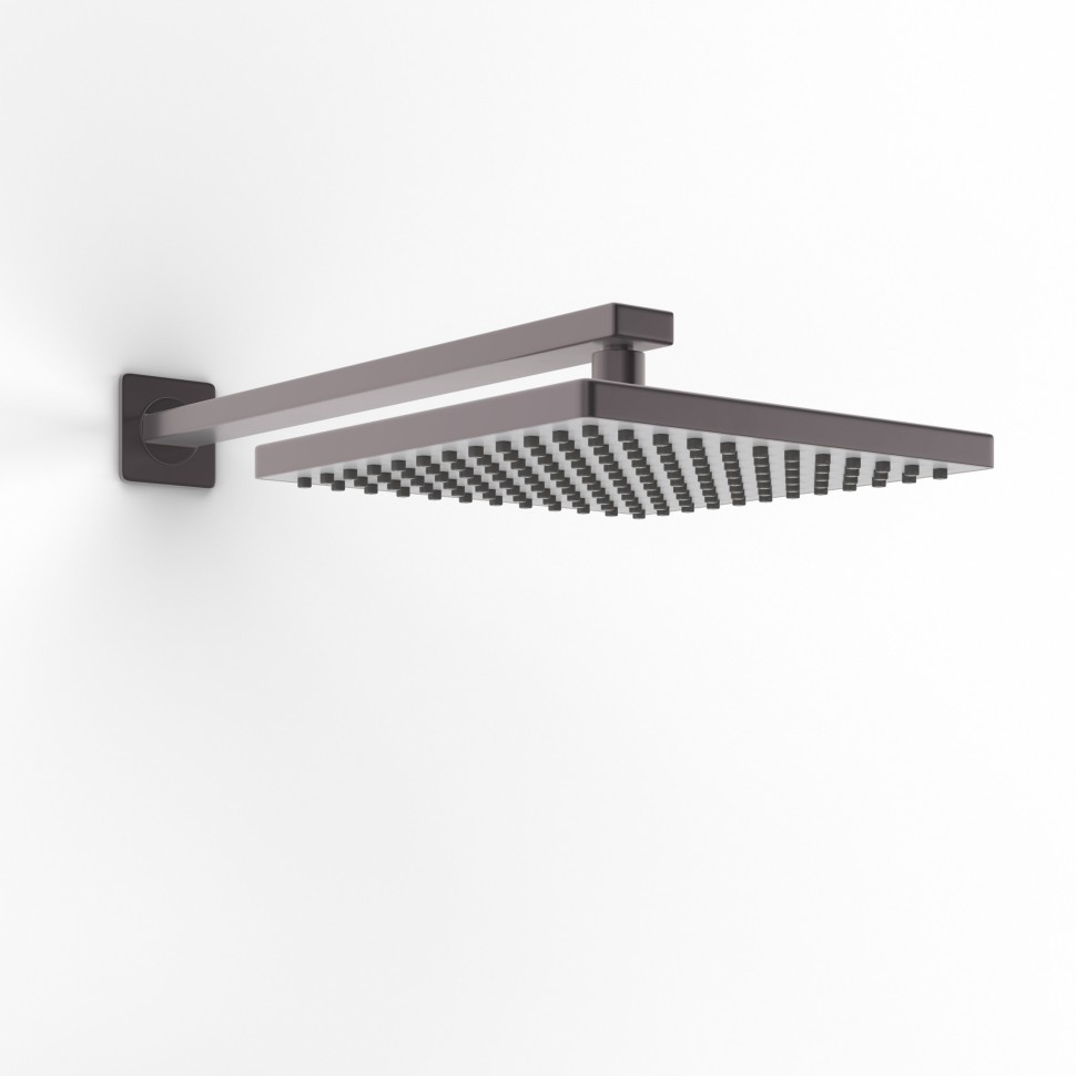 Душевой комплект BERGES NARDIS 3S, поворотный излив, оружейная сталь