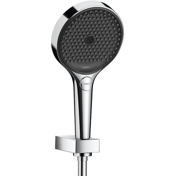 Душевой набор Hansgrohe Rainfinity: ручной душ 130 мм, 3jеt, держатель, шланг 160 см, цвет: хром 26852000