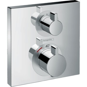 Смеситель для ванн, для душа Hansgrohe Ecostat Square хром (15714000)