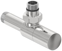 Вентиль угловой цилиндр (G 1/2" НР х G 1/2" НР)