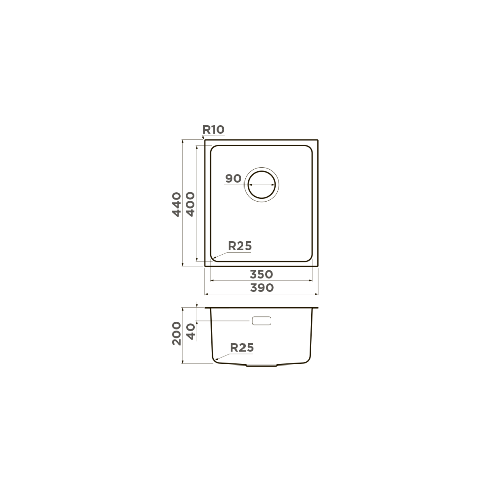 Кухонная мойка Omoikiri Tadzava 39-U/I-LG нерж. сталь/светлое золото