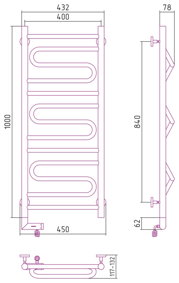Элегия 2.0 1000х400 МЭМ левый
