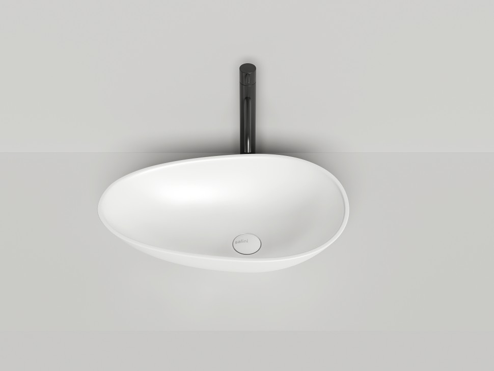 Раковина накладная PAOLA 580х345х140 S-Stone Матовое