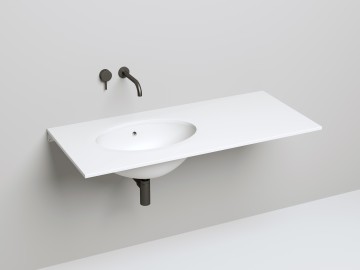 Раковина встраиваемая MAREA 12 в цвете по RAL 565х394х182 S-Stone Матовое