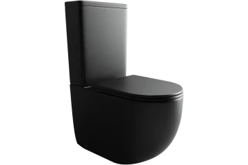 Бачок для унитаза METROPOL Rimless, двойной смыв 3/6 арматура Ceramicanova CN4001-TMB