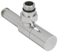 Вентиль угловой цилиндр (G 1/2" НР х G 1/2" НР)