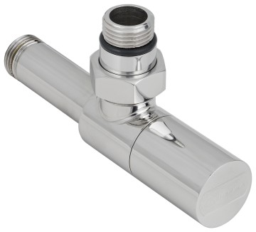 Вентиль угловой цилиндр (G 1/2" НР х G 1/2" НР)