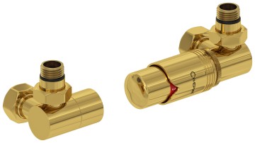 Автоматический терморегулятор 3D правый (G 1/2" НР х G 3/4" НГ)