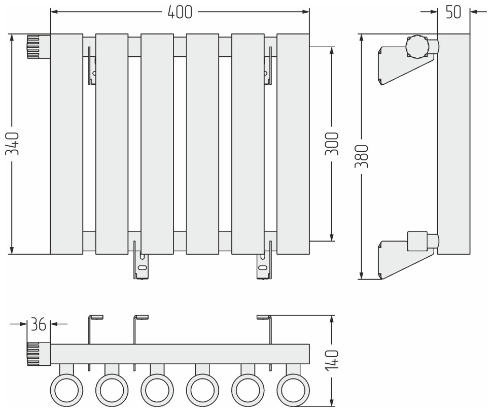 Кумир-0 EU50 левый 300х400 6 секций
