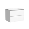 Тумба подвесная SANCOS Libra 690х450х500, c двумя ящиками оснащенными доводчиками, белый глянец , арт. LB70W