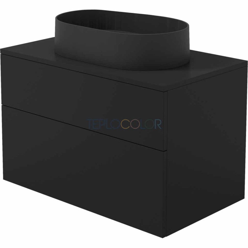 шкафчик для раковины, с гранитной раковиной - 55x35 cm