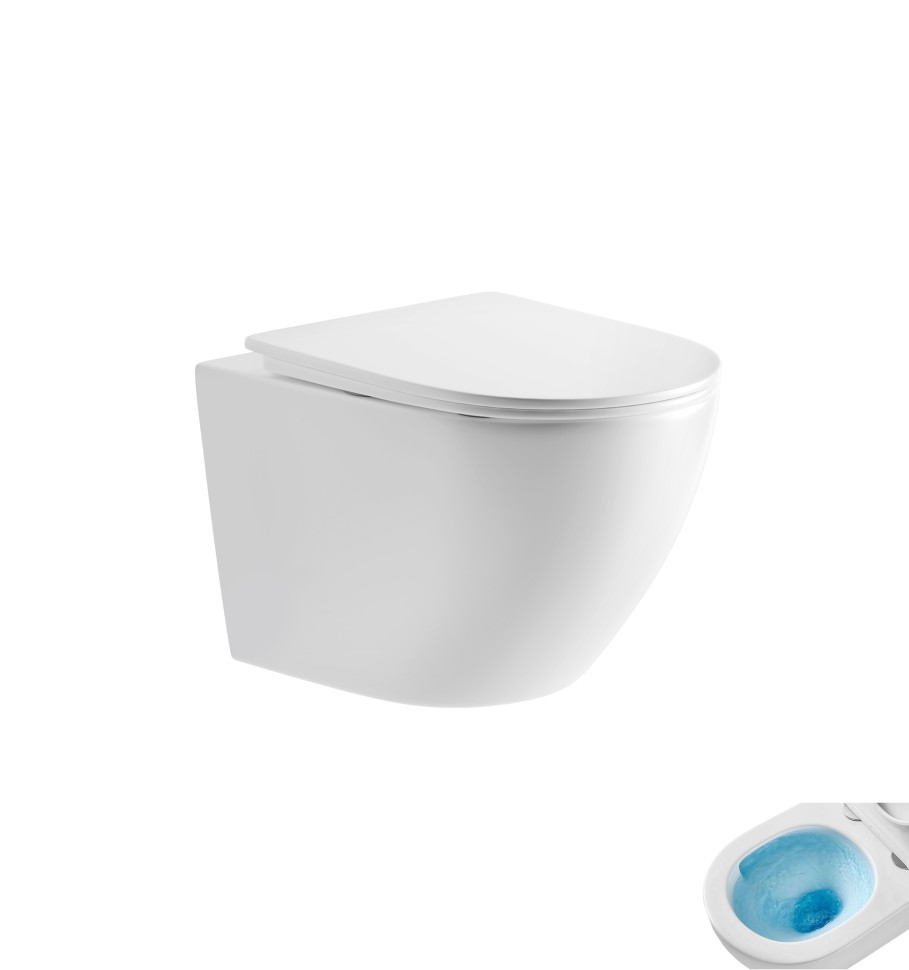 Унитаз подвесной Tornado Gid Tr2198TFB 62265Y белый 52x36x34