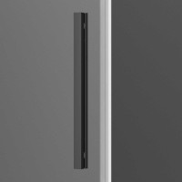 Душевая дверь Soft VDS-3SO130CLGM, 1300, вороненая сталь, стекло прозрачное