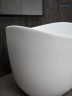 Раковина Gid N9303wg 51221 накладная белый матовый / белый графит 36x36x32