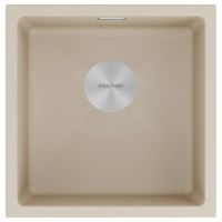 Мойка LUMI 45UNI, IT-GRANIT, LU45-LA, латте, 455х460, Paulmark