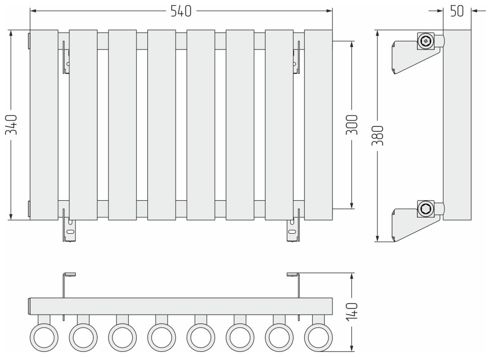 Кумир-0 300х540 8 секций