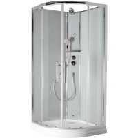Timo Premium ILMA 901 душевая кабина с крышей , хамам и стульчиком 100*100*222