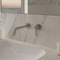 Смеситель для раковины Villa VBFW-1VL1BN встраиваемый однорычажный, брашированный никель