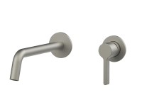 Смеситель для раковины Villa VBFW-1VL1BN встраиваемый однорычажный, брашированный никель