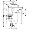Смеситель для ванны Hansgrohe Rebris E 72437000 хром