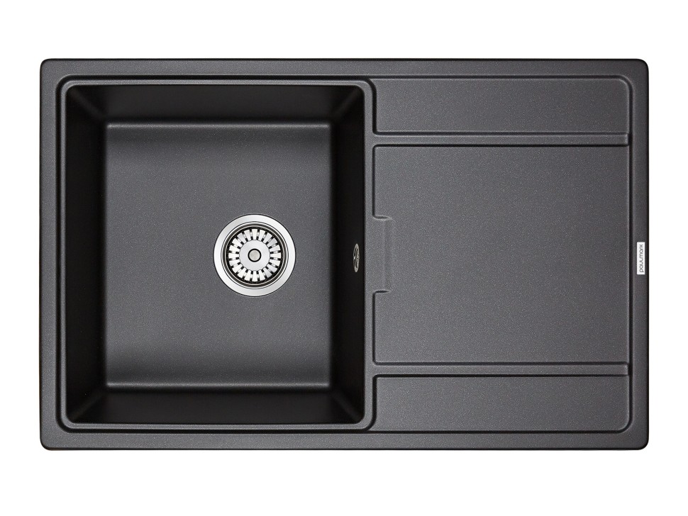 Мойка FLUGEN 50-780, IT-GRANIT, PM217850-BL, черный, 780х500 мм, Paulmark
