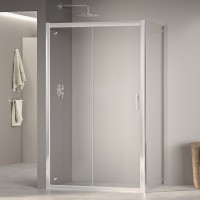 Душевой уголок RGW 130х120х195 см PA-76 PA-016 + Z-050-2 Прямоуг., Хром, Прозрачное, 6 мм Easy Clean (35087632-11)