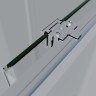 Душевой уголок Софт 2 (Soft 2) VSS-3SO2800CLGM, 800*800, вороненая сталь, стекло прозрачное,