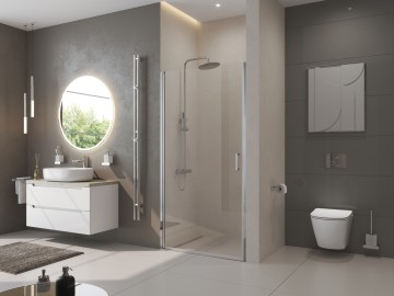Душевая дверь BelBagno UNO-B-1-70-CH-Cr