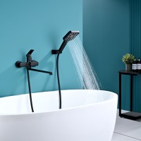 Смеситель Splenka универсальный для ванны S30.22.06 Черный