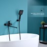 Смеситель Splenka универсальный для ванны S30.22.06 Черный