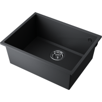 Кухонная мойка Omoikiri Tedori 54-U-BL Tetogranit/черный