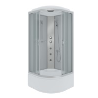 Душевая кабина Niagara Classic NG-2308-14G (90х90х215) высокий поддон(40см),стекло матовое,4 места