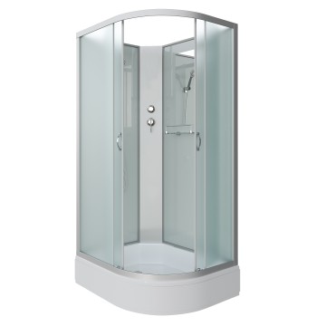 Душевая кабина Niagara Classic NG-33394-14LBK (130х90х200) средний поддон(26см),стекло матовое,4 места