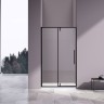 Душевая дверь Слим-Н (Slim-N) VDP-4SN100CLB, черный матовый, стекло прозрачное