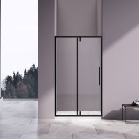 Душевая дверь Слим-Н (Slim-N) VDP-4SN100CLB, черный матовый, стекло прозрачное