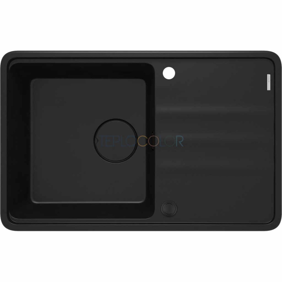 Гранитная мойка, 1-чаша с осушкой