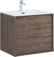 Тумба с раковиной Lino 60 (Flat) Дуб Веллингтон