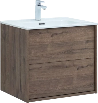 Тумба с раковиной Lino 60 (Flat) Дуб Веллингтон
