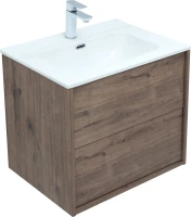 Тумба с раковиной Lino 60 (Flat) Дуб Веллингтон