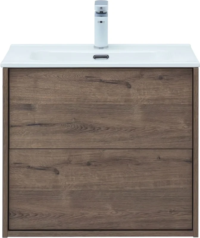 Тумба с раковиной Lino 60 (Flat) Дуб Веллингтон