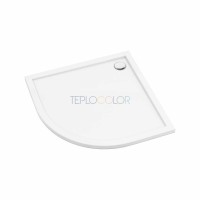 Акриловый душевой поддон, полукруглый, 80 cm