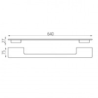 Полотенцедержатель ABBER Funktion AA1157 хром