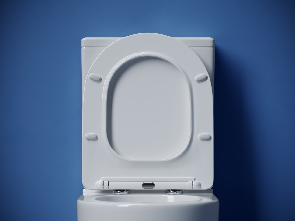 Напольная пристенная чаша унитаза METROPOL смыв Торнадо цвет белый Ceramicanova