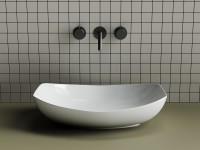 Умывальник чаша накладная овальная Element 560x400x155мм