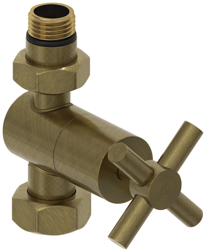 Вентиль прямой крест (G 1/2" НР х G 3/4" НГ)