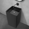 Раковина отдельностоящая ABBER Wasser Kreis AF2413MB черная матовая