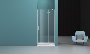 Душевая дверь BelBagno KRAFT-B-12-60/40-C-Cr-R