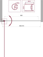 Душевая шторка на ванну BelBagno UNO-V-1-90/150-C-Cr