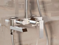 Душевая стойка VSFS-413CH с изливом, хром